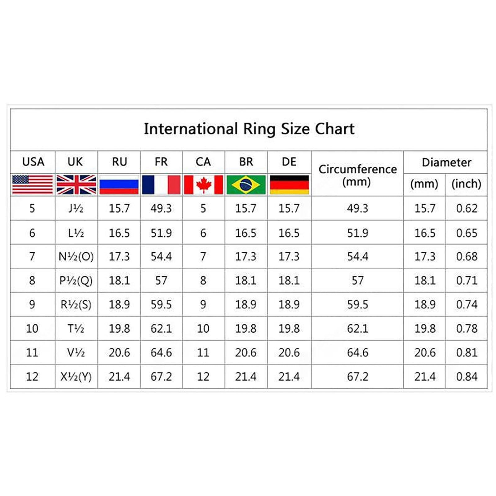 Rings for Women Full Diamond Love Imitation Zircon Ring for Womens and Jewelry Gifts Valentine's Day Gifts Clearance